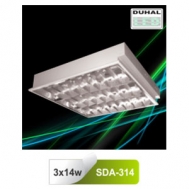 Máng đèn phản quang âm trần T5 3x14W SDA 314 Duhal Máng đèn phản quang âm trần T5 3x14W SDA 314 Duhal
